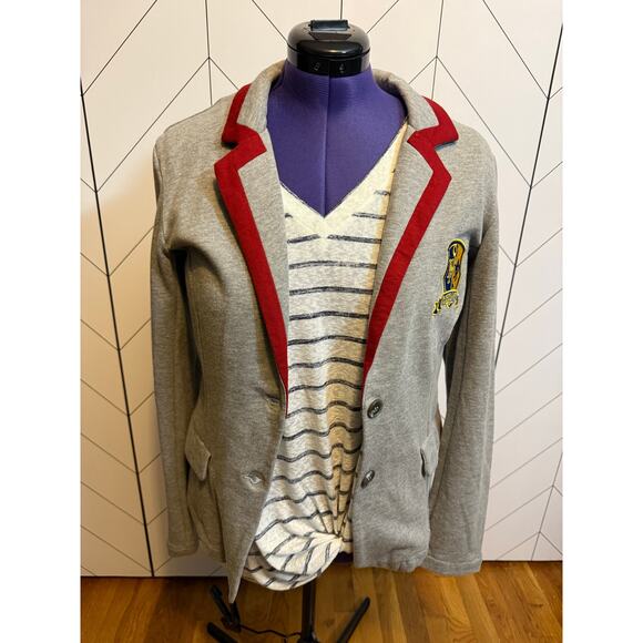 Beetlejuice Women’s Medium Astrid Gray Northanger Preparatory School Blazer New - Picture 1 of 10